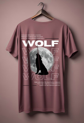 CottonHedge Graphic Print Men Crew Neck Brown T-Shirt