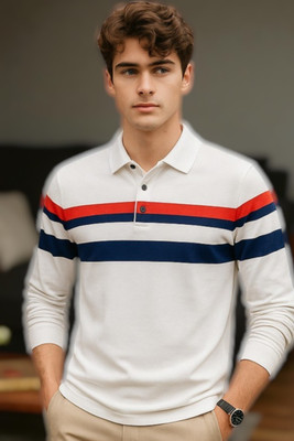 Autna Printed Men Round Neck White T-Shirt