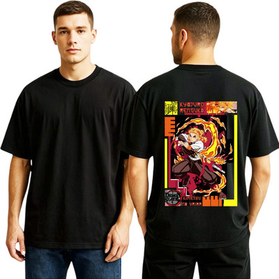 Amuthan aadhan Graphic Print Men Round Neck Black T-Shirt