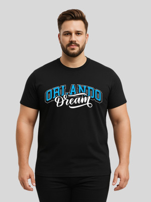 KART BLACK Self Design, Printed Men Round Neck Maroon T-Shirt