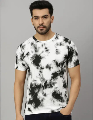 IWF Printed Men Round Neck White T-Shirt