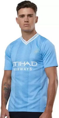 Smv Printed Men Round Neck Blue T-Shirt