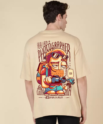 FASHNET FASHION Printed Men Round Neck Multicolor T-Shirt