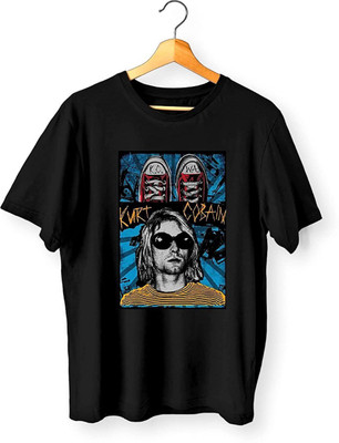 MIT Bharat Printed Men Round Neck Reversible Black T-Shirt