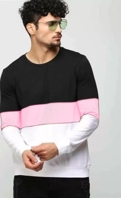 JB Jangoboy Solid Men Round Neck Multicolor T-Shirt
