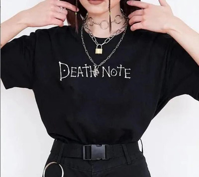 OneTip Typography Women Round Neck Black T-Shirt