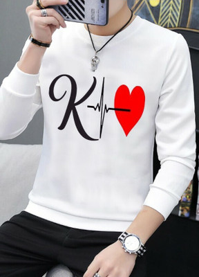 KRYONIX Solid Men Round Neck Silver T-Shirt