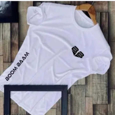 Magpy Printed Men Round Neck White T-Shirt