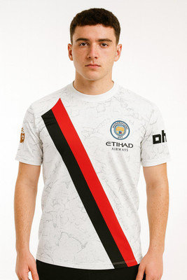 privic Printed Men Polo Neck Red T-Shirt