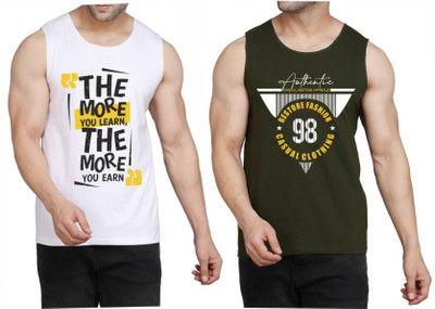 Restore Typography Men Round Neck White, Black T-Shirt