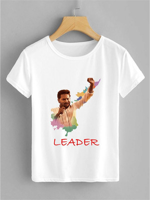 HamsaMART Printed Men Round Neck White T-Shirt