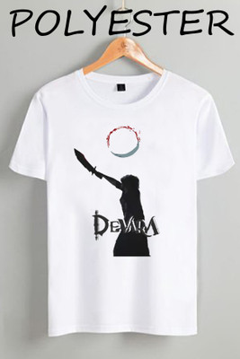 Tee Gallery Printed, Typography Men Round Neck White T-Shirt