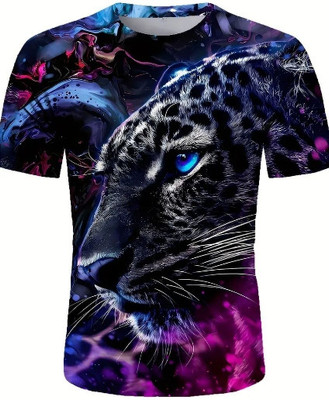 UD FABRIC Graphic Print Men Round Neck Multicolor T-Shirt