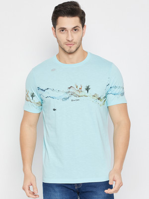DUKE Printed Men Round Neck Blue T-Shirt