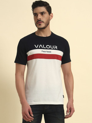 CANTABIL Colorblock Men Round Neck Multicolor T-Shirt