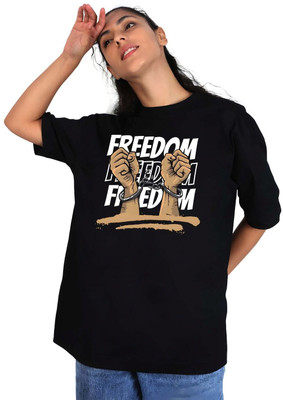 Moda Rapido Graphic Print Women Round Neck Maroon T-Shirt