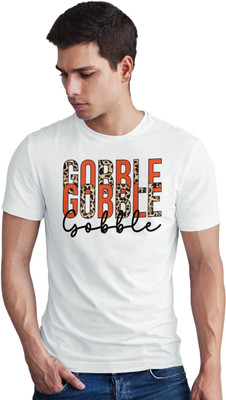 Seek Buy Love Printed Men Round Neck White T-Shirt