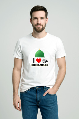 Bengal Press Graphic Print Men Round Neck White T-Shirt