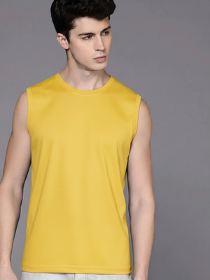 Jangoboy Solid Men Round Neck Grey T-Shirt