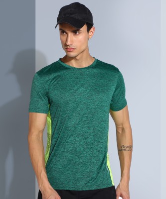 Adrenex Colorblock Men Round Neck Multicolor T-Shirt