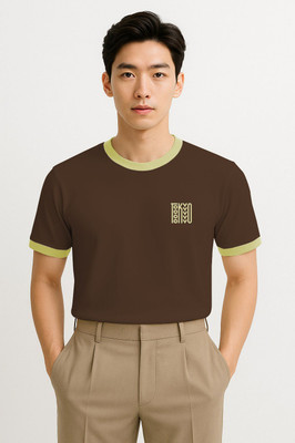 SPOWEARY Striped Men Polo Neck Multicolor T-Shirt