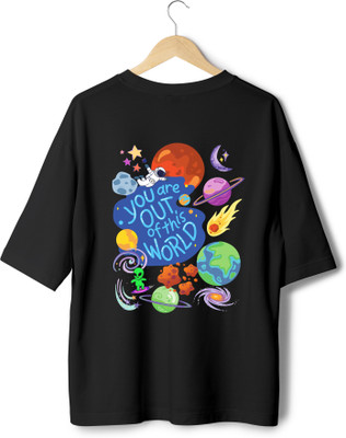 Cool Plus Printed Men Round Neck Black T-Shirt