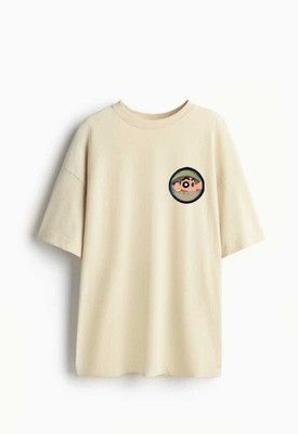 Reeogi Enterprises Printed Men Round Neck Yellow T-Shirt
