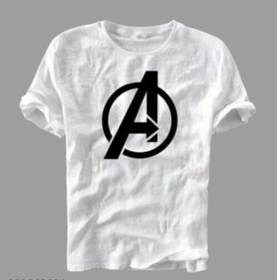 Ruggstar Printed Men Round Neck White T-Shirt