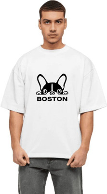 MIT Bharat Graphic Print Men Round Neck White T-Shirt