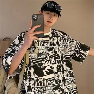 Three Arrows Printed, Typography Men Round Neck Black T-Shirt