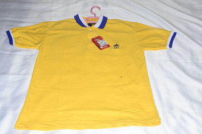 BARONIAL Solid Men Polo Neck Blue T-Shirt