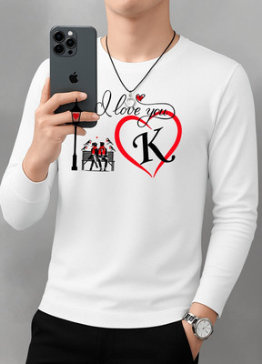 Vibrant Graphic Print Men Round Neck White T-Shirt