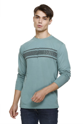 HVBK Typography Men Round Neck Grey T-Shirt