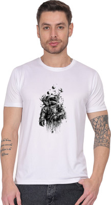 VENIWALSTUDIO TREND Graphic Print Men Round Neck White T-Shirt