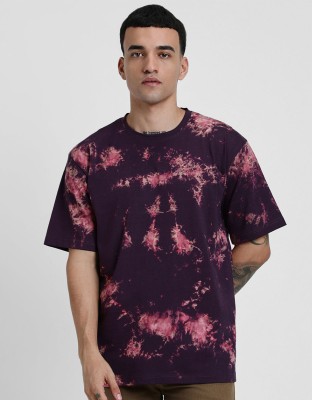 Veirdo Tie & Dye Men Round Neck Multicolor T-Shirt