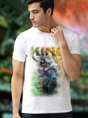 Callibr15 Graphic Print Men Round Neck White T-Shirt
