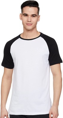 MagicHub Solid Men Round Neck Black, White T-Shirt