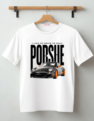 DIBBY Typography Men Round Neck White T-Shirt