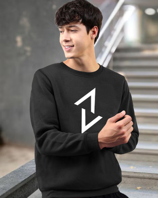 TEESHACK Printed Men Round Neck Black T-Shirt