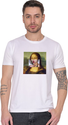 SENORITA COLLECTION Printed Men Round Neck White T-Shirt