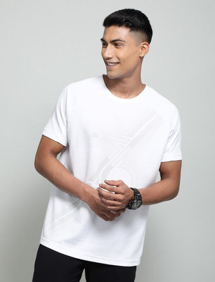 JOCKEY Solid Men Round Neck White T-Shirt