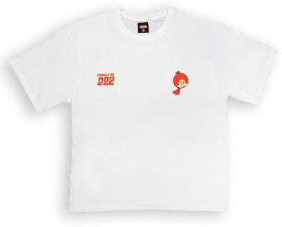CHACHA CHAUDHARY Printed Men Round Neck White T-Shirt