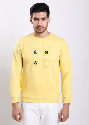 HIGHTRIBE Printed Men Polo Neck White T-Shirt