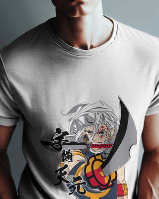 SteezonStore Graphic Print Men Round Neck White T-Shirt