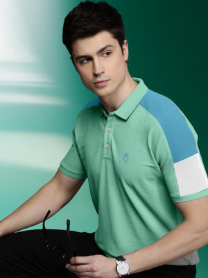 NVK Colorblock Men Polo Neck Reversible Multicolor T-Shirt