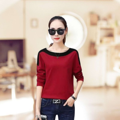 RYTE STYLE Casual Color Block Women Red Top