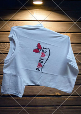 Tiki Tees Printed, Typography Women Round Neck Multicolor T-Shirt