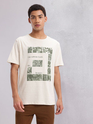 HRX by Hrithik Roshan Printed Men Round Neck Red T-Shirt