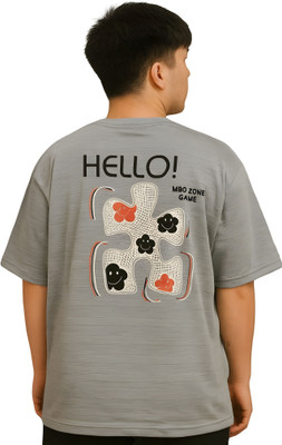 RAKOS Graphic Print Men Crew Neck Green T-Shirt
