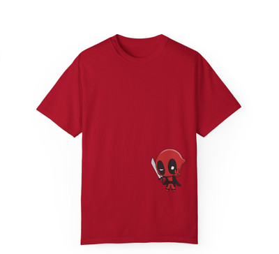 Kattar Printed Men Crew Neck Red T-Shirt